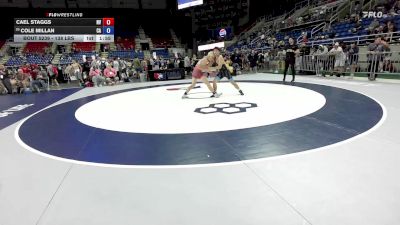 138 lbs Cons. Sub-rd Of 32 - Cael Staggs, NV vs Cole Millan, CA