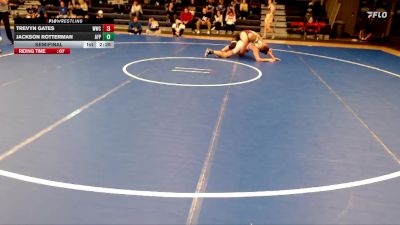 197 lbs Semifinal - Jackson Rotterman, Air Force Prep vs Trevyn Gates, Western Wyoming College