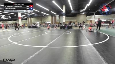 120 lbs Consi Of 8 #1 - Ryu Renzo Calderon, Paradigm Wrestling vs Austin Sneed, Spartan Mat Club