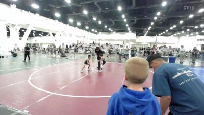 42 lbs Rr Rnd 2 - Michael Guiang, Turlock WC vs Elijah Ojeda, Gladiator Wrestling Academy