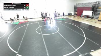 138 lbs Quarterfinal - Bentley Lozano, Downey High School vs Justin Tanaka, Rowland High School