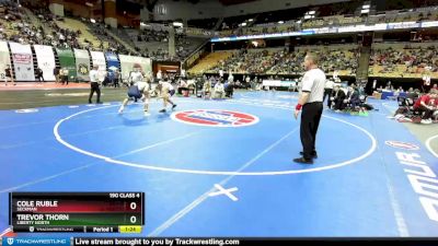 190 Class 4 lbs Semifinal - Cole Ruble, Seckman vs Trevor Thorn, Liberty North