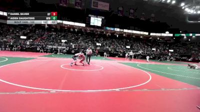 100 lbs Cons. Round 3 - Aiden Daughters, MYW1 vs Daniel Silver, GFF3