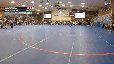 133 lbs Champ. Round 1 - Giovani Rivera, Valiant vs Jacob Benavidez, Hope International