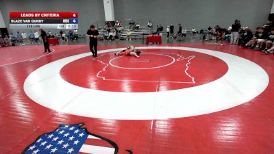 138 lbs Sawyer Hackbarth, Oklahoma Blue vs Blaze Van Gundy, Ohio Scarlet