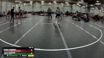 138 lbs Cons. Round 2 - Keith Barker, Grit Mat Club vs Evan Cordrey, McDonald Wrestling Academy