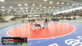 4-150 lbs Semifinal - Jack Landauer, King George vs Austen Watson, Woodgrove High School