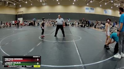 84 lbs Round 9 (10 Team) - Treyson Denning, Irontide vs Landon Wilbur, Full Circle