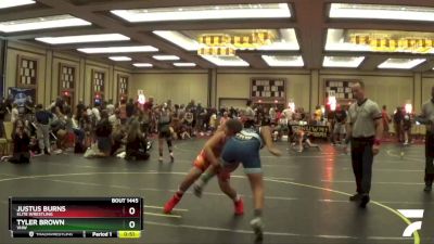 5th Place Match - Justus Burns, Elite Wrestling vs Tyler Brown, VHW