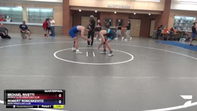 182 lbs Quarterfinal - Michael Rivetti, Patriot Elite Wrestling Club vs Robert Roncskevitz, NOVA Wrestling Club