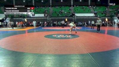 1A-4A 113 Cons. Round 2 - Kaleb Brunner, Ohatchee vs Alvan Gillem, Shoals Christian Schools