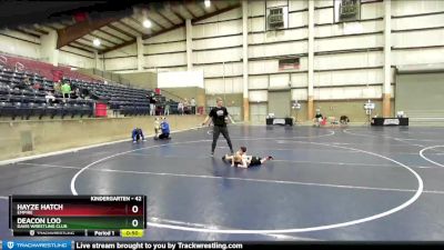 42 lbs Semifinal - Hayze Hatch, Empire vs Deacon Loo, Davis Wrestling Club