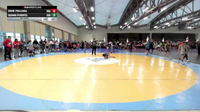 49 lbs Rr Rnd 5 - Quinn Puerto, Fair Lawn Jr Wrestling vs Zeke Fellona, Pride ES