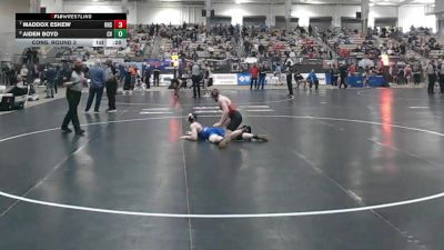 AA 157 lbs Cons. Round 3 - Maddox Eskew, Ravenwood High School vs Aiden Boyd, Cleveland High School