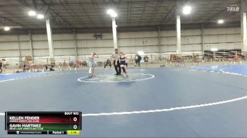 92 lbs Round 2 - Gavin Martinez, Bear Lake Wrestling Club vs Kellen Fender, Hawks Wrestling Club