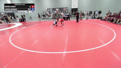 132 lbs Deven Casey, Illinois vs Liston Seibert, Ohio Scarlet