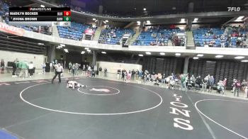 100 lbs Semifinal - Jivona Brown, Unattached vs Madilyn Becker, Unattached