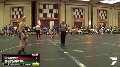 167 lbs Round 5 (6 Team) - Ethan Vanderpool, Wyalusing Plus vs Cristian Gioia, Yale Street WC