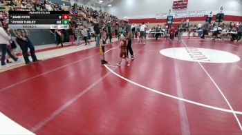 43-49 lbs Round 3 - Ryder Turley, HRA vs Zane Kyte, Wiggins