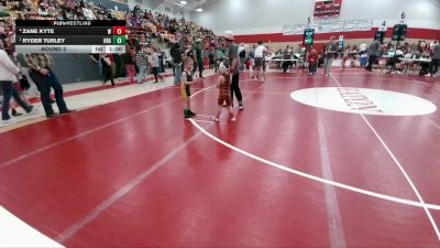 43-49 lbs Round 3 - Ryder Turley, HRA vs Zane Kyte, Wiggins