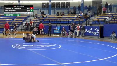 165 lbs 7th Place Match - Absalon Valencia, Northern Oklahoma College vs Dylan Reed, Cowley College