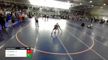 92 lbs Champ. Round 1 - John Harris, Star Valley Wrestling Club vs Trey Swaggy Fowkes, JWC