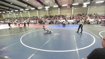 40 lbs 3rd Place - Caleb Trujillo, La Familia vs Jonah Martinez, Kingdom WC