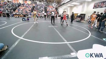 106 lbs Semifinal - Jaxon Wilson Monk, Fort Gibson Youth Wrestling vs Aiden Jalajel, Team Tulsa Wrestling Club