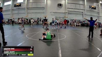 92 lbs Finals (2 Team) - Ashton King, WV Wild vs Harry Scott, Contenders WA Blue