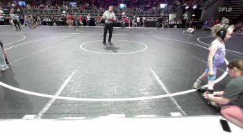 40.6-44.6 lbs Quarterfinal - Alona King, East Kansas Eagles vs Violet Jones, Honey Badgers Wrestling Club