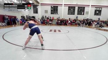 106 lbs Consi Of 8 #2 - Julian Mccrimon, DeMatha Catholic vs Redek Hargrave, Mount De Sales