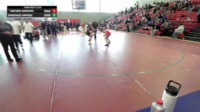 106 lbs Cons. Round 3 - Santiago Ortega, El Paso vs Arturo Sanchez, El Paso Bel Air