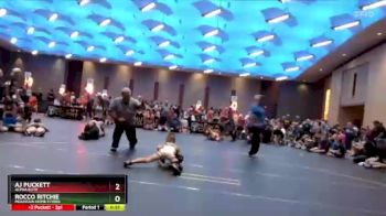 53 lbs Round 2 - Aj Puckett, Alpha Elite vs Rocco Ritchie, Mountain Home Flyers