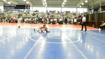 106 lbs Consi Of 64 #1 - Landon Warren, VA vs Rhyden Hicks, NV