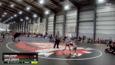 58 lbs Quarters - Kona Hughes, Black Mambas vs Maeve Fernald, Girls With Grit Blue