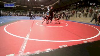 55 lbs Round Of 16 - Michael Mairel, Perry Wrestling Academy vs Copper Dewey, Tulsa Blue T Panthers