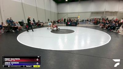 126 lbs Round 1 (8 Team) - Mikey Bautista, New Jersey vs Drew Hanson, Michigan