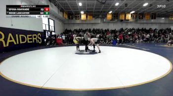 175 lbs Champ. Round 1 - Ridge Lancaster, Marina vs Efosa Osayande, Peninsula