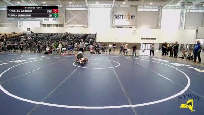 131 lbs Cons. Round 6 - Cullen Arnold, Cazenovia Wrestling Club vs Evan Johnson, Xtreme Wrestling