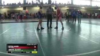 138 lbs Champ. Round 2 - Eston Ward, Red Cobra vs Abigail Elliott, Greenfield Wrestling Club