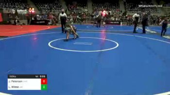 100 lbs Prelims - Jaydis Peterson, Unattached vs Laiklyn Wiese, Jwc