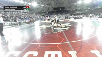 Girls 3A 170 lbs Semifinal - Lindsey Shipp, Peninsula (Girls) vs Kiara Haertling, Southridge (Girls)