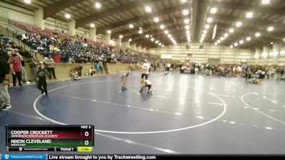 60 lbs Quarterfinal - Cooper Crockett, Sanderson Wrestling Academy vs Nixon Cleveland, Westlake