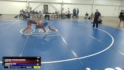 130 lbs Placement Matches (8 Team) - Limoni Matakaiongo, Utah vs Adrian Day, Florida