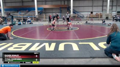 49 lbs Cons. Round 3 - Tytan Humphries, Team Sublime vs Oliver Donley, All In Wrestling Academy