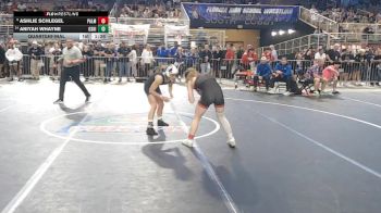 100 lbs Quarterfinal - Aniyah Whayne, Osceola (Kissimmee) vs Ashlie Schlegel, Palmetto