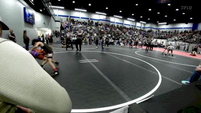 70 lbs Semifinal - Oliver Thomas, Mustang Bronco Wrestling Club vs Daylen DeVon, Woodward Youth Wrestling