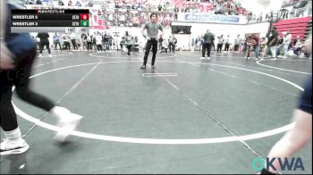 55 lbs Rr Rnd 4 - Kenlee Bruce, ARDMORE TAKEDOWN CLUB vs Axil Williams, Harrah Little League Wrestling