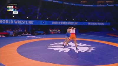 76 kg Finals 1-2 - Kajal Kajal, India vs Anastasiya Alpyeyeva, Ukraine