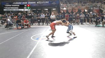 138 2A 3rd Place Match - Dylan Fernandez, Somerset vs Clinton Thompson, North Ft Myers